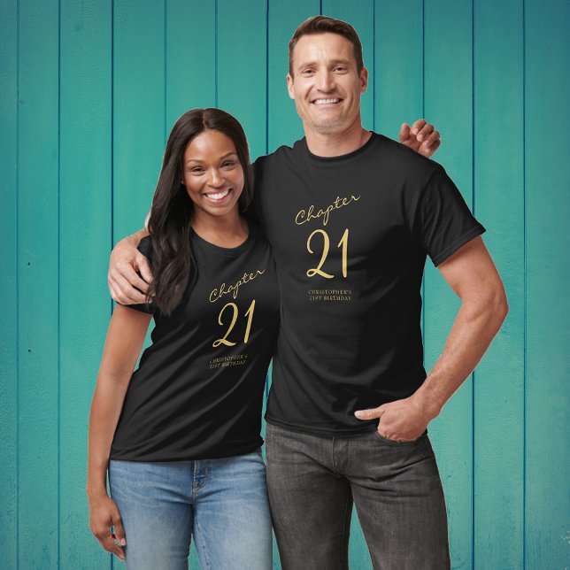 T-shirt Fête du 21e anniversaire (Créateur téléchargé)