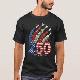 T-shirt Fête du 250e anniversaire - Avion à réaction flora