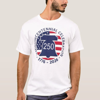 T-shirt Fête du 250e anniversaire de l'Amérique