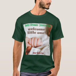 T-shirt Fête du Baby shower personnalisé de Forêt profonde