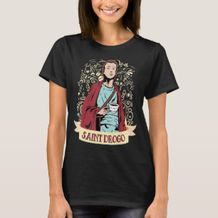 T-shirt Fête du Café Saint Drogo Patron catholique Saint D
