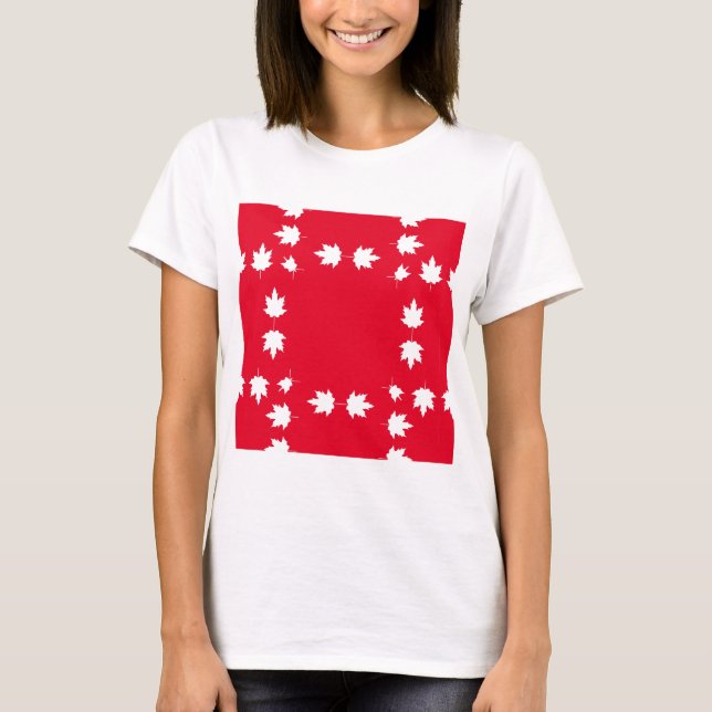 T-shirt fête du canada (Devant)