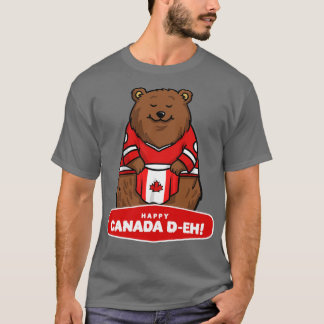 T-shirt Fête du Canada Fierté canadienne J'aime Ours Canad