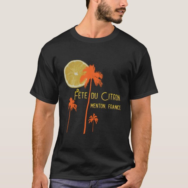 T-shirt Fête du citron Fete Du Citron Menton France (Devant)