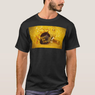T-shirt fête du Nouvel An SlipperyJoe's black