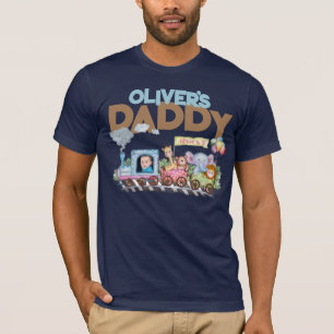 T-shirt Fête du parent du moteur du train mignon