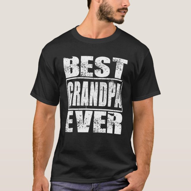 T-shirt Fête du père des hommes Meilleur grand-père toujou (Devant)