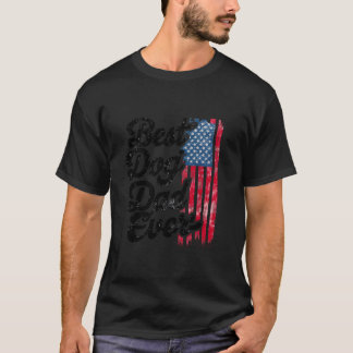 T-shirt Fête du Père des Meilleurs Chiens Papa