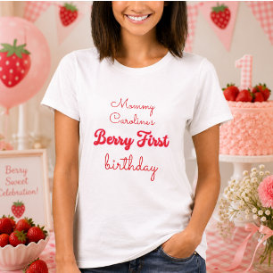 T-shirt Fête du premier anniversaire de la douce fraise Be