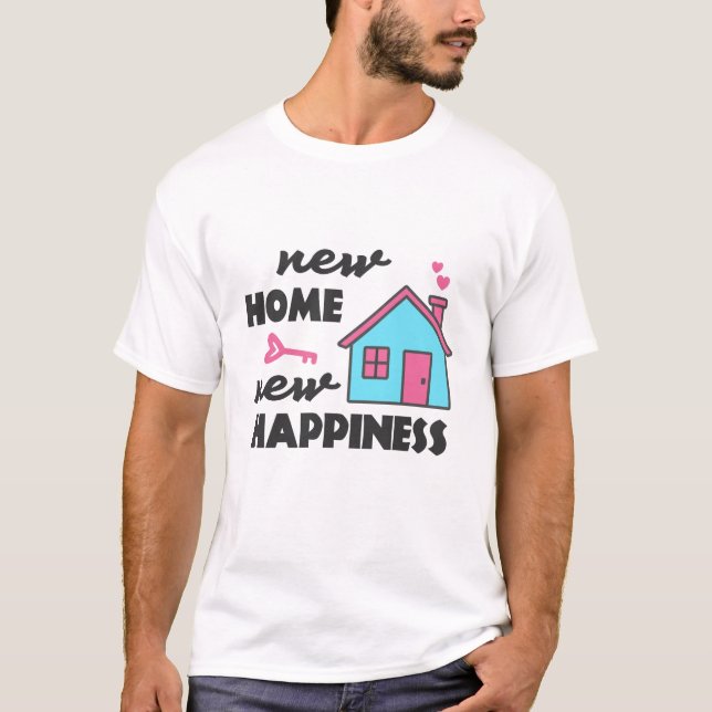 T-shirt Fête du réchauffement de la maison Nouveau Accueil (Devant)