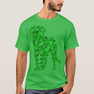 T-shirt Fête du Shamrock de la feuille de chien de montagn