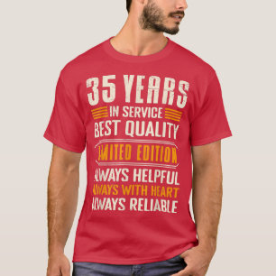 T-shirt Fête du travail 35 ans dans l'entreprise