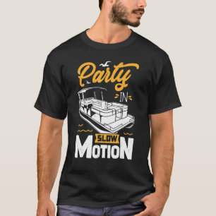 T-shirt Fête En Mouvement Lent Hommes Femmes Ponton De Bat