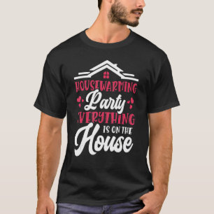 T-shirt Fête Femme Ménage Tout Est Sur Le Hou