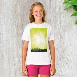 T-shirt Fête Foule Fille
