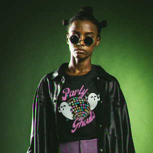 T-shirt Fête Gouls Retro Halloween Ghosts