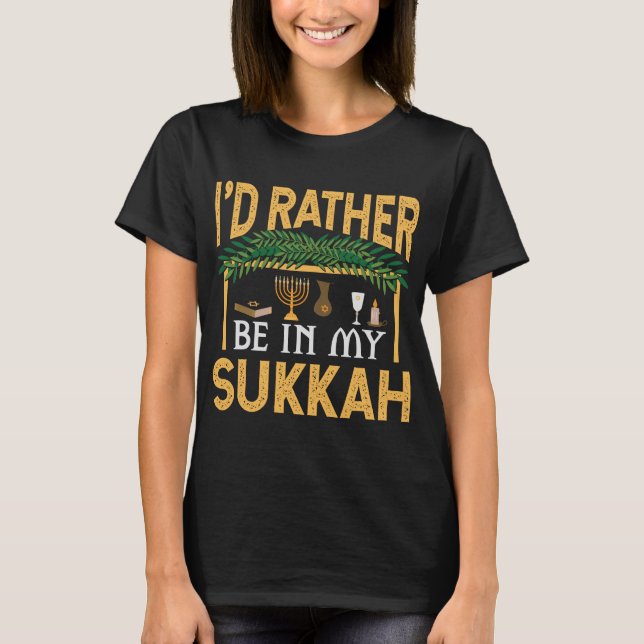 T-shirt Fête juive Sukkkah Funny Sukkot (Devant)