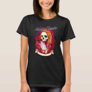 T-shirt Fête Mexicaine De L'Halloween Morte La Père Noël M