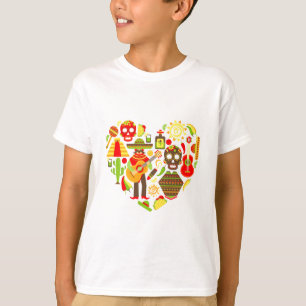 T-shirt Fête mexicaine des morts Mexique