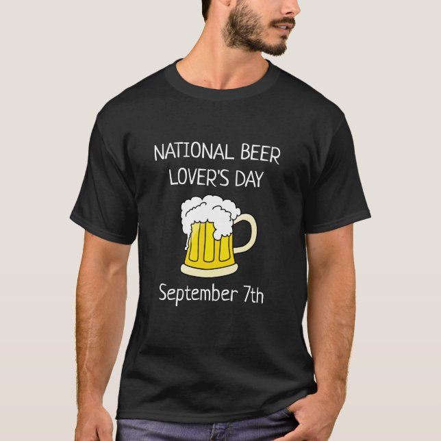T-shirt Fête nationale de la bière Humour de boisson amusa (Devant)