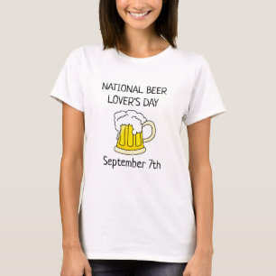 T-shirt Fête nationale de la bière Humour de boisson amusa