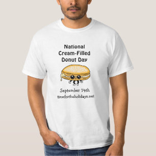 T-shirt Fête nationale des beignes remplis de crème - 14 s