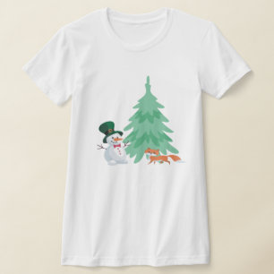 T-shirt Fête Noël Snowman