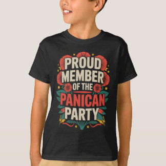 T-shirt Fête Panican Florale Anti Trump Protestation Polit
