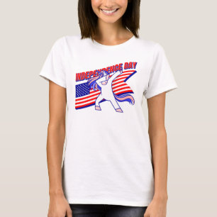 T-shirt fête patriotique de l'indépendance américaine