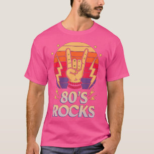 T-shirt Fête Rock And Roll 1980 Ça Déchire des Années 80