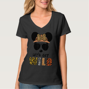 T-shirt Fête Safari Zoo Animaux Wild Un jour à T
