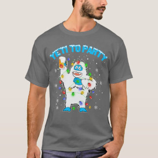 T-shirt Fête Yetio drôle de bière à boire Noël 2021 amis