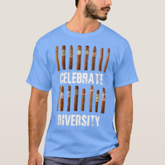 T-shirt Fêter la diversité Fumer Cigars Cigar Fumer
