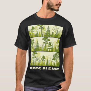 T-shirt Fêter la nature Plante plus Arbres heureux Arbor j