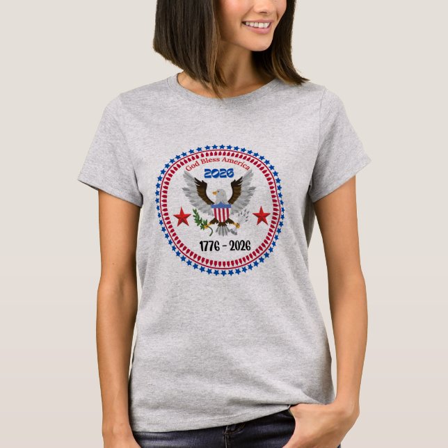 T-shirt Fêter les USA 250 ans (Devant)