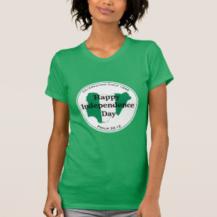 T-shirt Fêter l'INDÉPENDANCE DU NIGÉRIA Drapeau nigérian