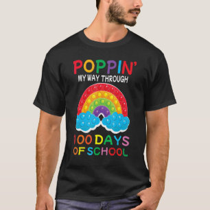 T-shirt Fêter mes 100 jours d'école avec style