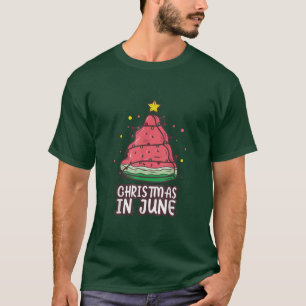 T-shirt Fêter Noël En Juin Avec Le Christ De La Pétanque