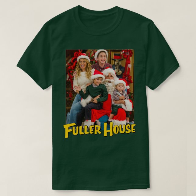 T-shirt Fêtes de Noël de la maison complète 1 (Design devant)