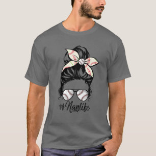 T-shirt Fêtes des mères de baseball de Nan Life Softball M