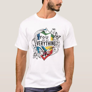 T-shirt Fêtez l'amour : "Vous êtes mon tout" Chemise