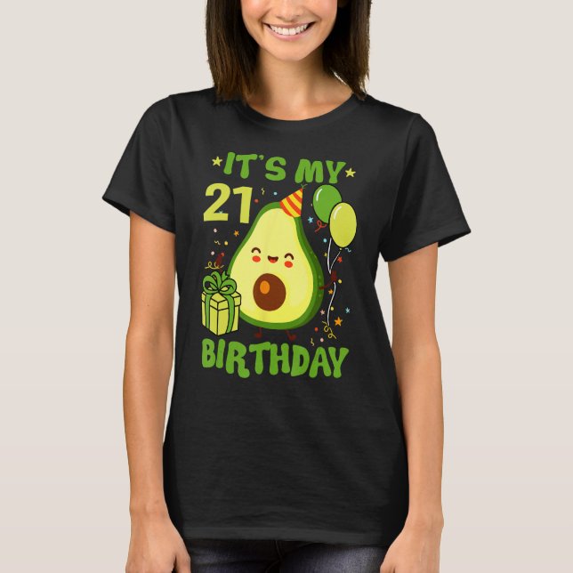 T-shirt Fêtez Votre Petit 21E Anniversaire En Style Avec (Devant)