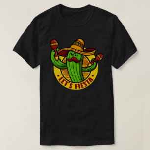 T-shirt Fêtons Cactus avec Sombrero Cinco de mayo