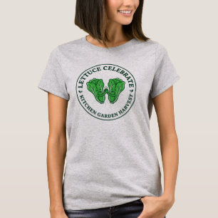 T-shirt Fêtons la laitue Jardin de cuisine drôle de récolt