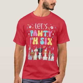 T-shirt Fêtons les pattes Im Si Pet Puppy Dogheme Fête d'a