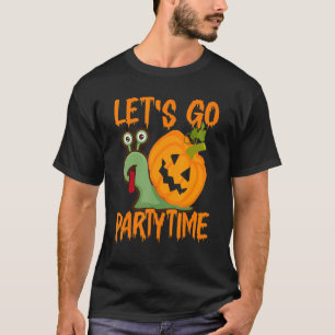 T-shirt Fêtons l'heure d'escargot fête d'Halloween
