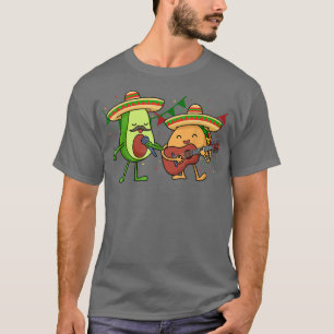 T-shirt Fets Fiesta Avocado & Tacos Cinco De Mayo Meican P