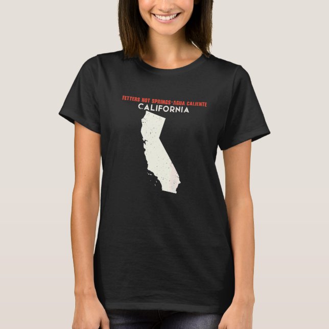 T-shirt Fetters Hot Springs Agua Caliente California USA S (Devant)