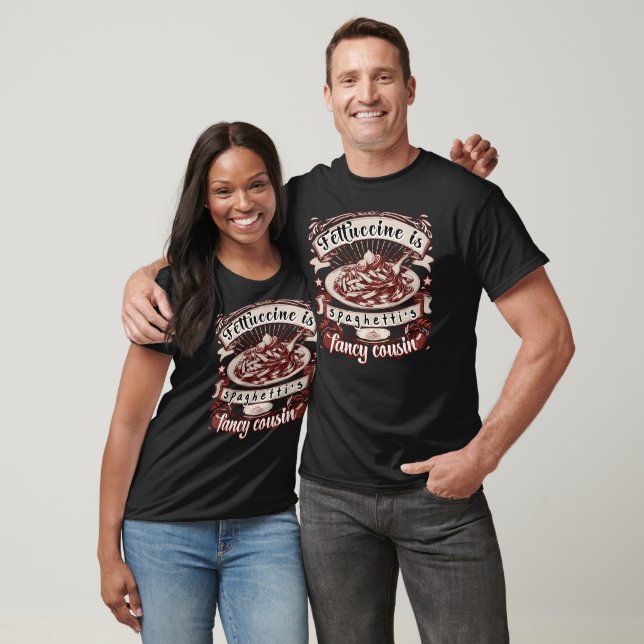 T-shirt Fettuccine est la cousine fantaisiste de Spaghetti (Unisexe)