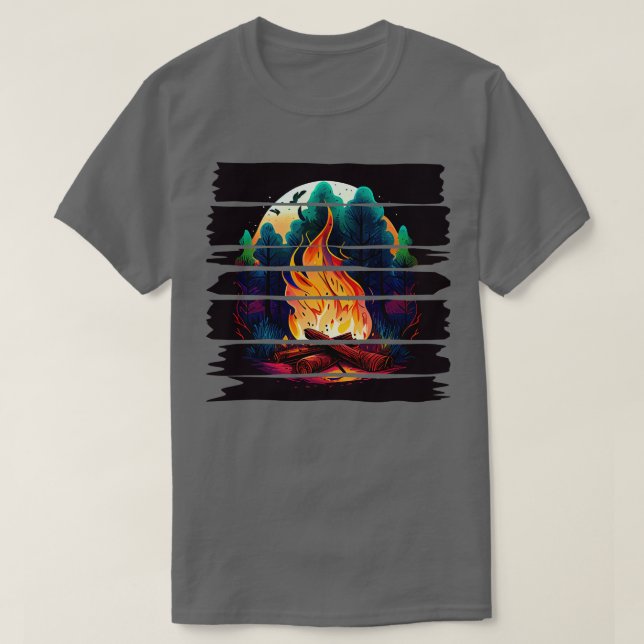 T-shirt Feu (Design devant)